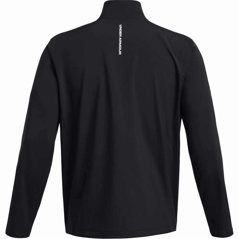 Under Armour Storm Windstrike Full Zip Pullover - Black shrink-resistant stud accents