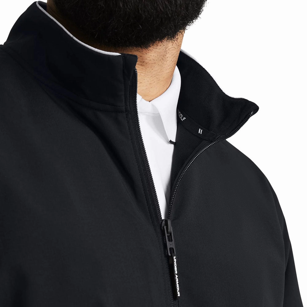 Anti-pilling Fleece Under Armour Storm Windstrike Full Zip Pullover - Black