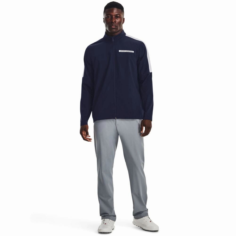 Under Armour Storm Windstrike Full Zip Pullover - Midnight Navy Versatile Hoodie Light Color
