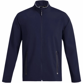 Under Armour Storm Windstrike Full Zip Pullover - Midnight Navy/White Chill Wear Pullover