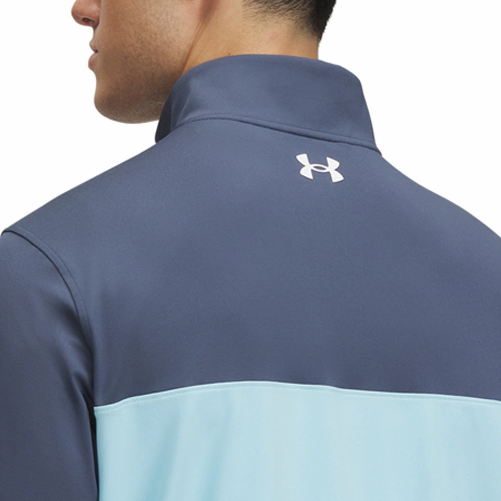 foldable Classic Comfort Under Armour T2G 1/4 Zip Pullover - Downpour Grey/Stream/White