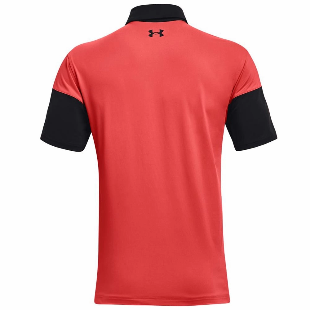Outdoor Adventure Everyday Casual Under Armour T2G Blocked Polo - Black/Venom Red
