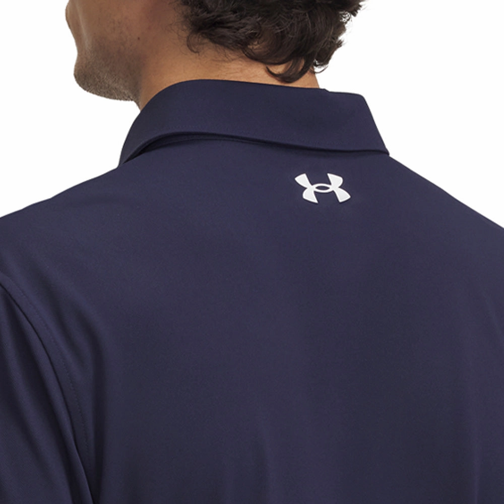 Under Armour T2G Pique Polo Shirt - Midnight Navy/White Basic Layer Trendy Comfort
