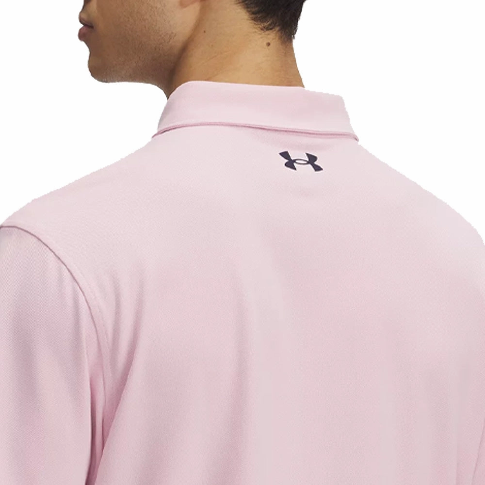 Under Armour T2G Pique Polo Shirt - Prime Pink/Midnight Navy Stylish and Fun Printed uniqueness