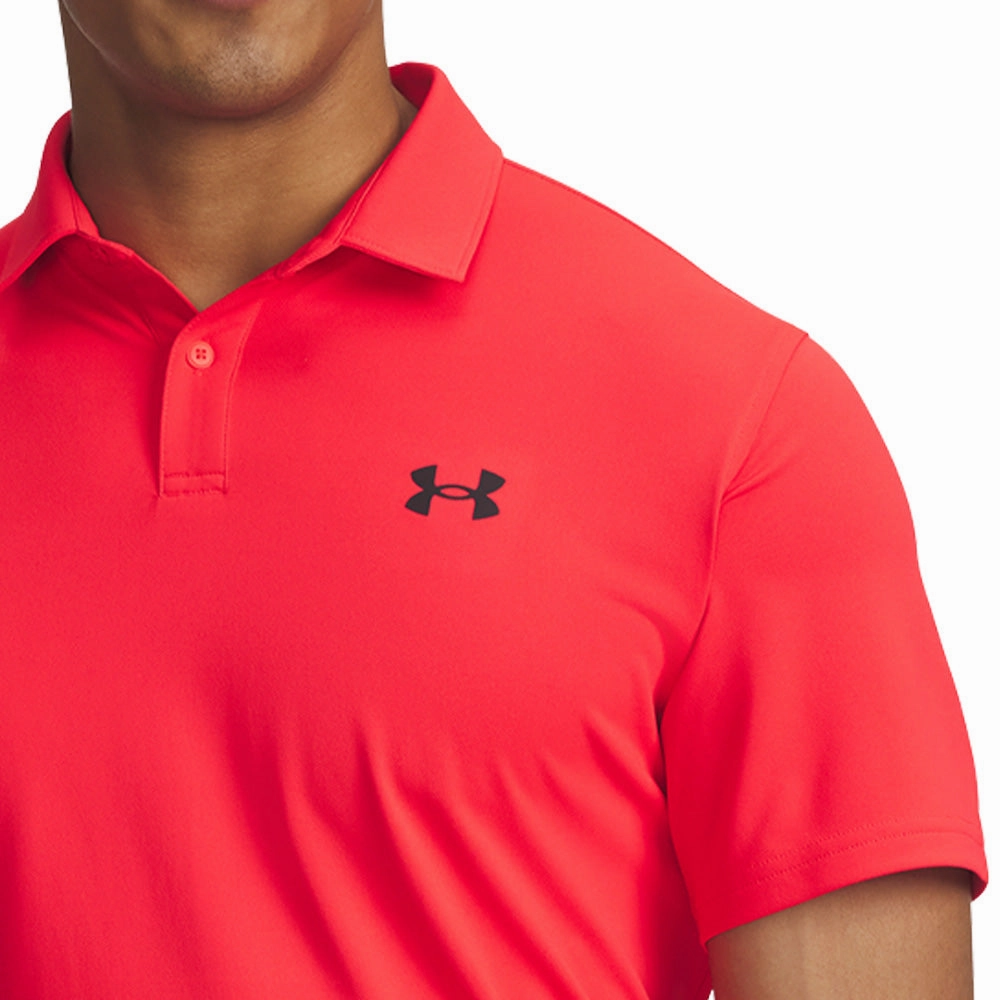 Under Armour T2G Pique Polo Shirt - Racer Red/Black Comfortable Weave