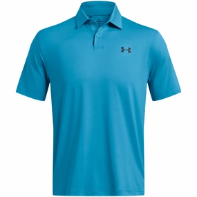 Quick Release Hem Bohemian style Under Armour T2G Polo Shirt - Capri/Black