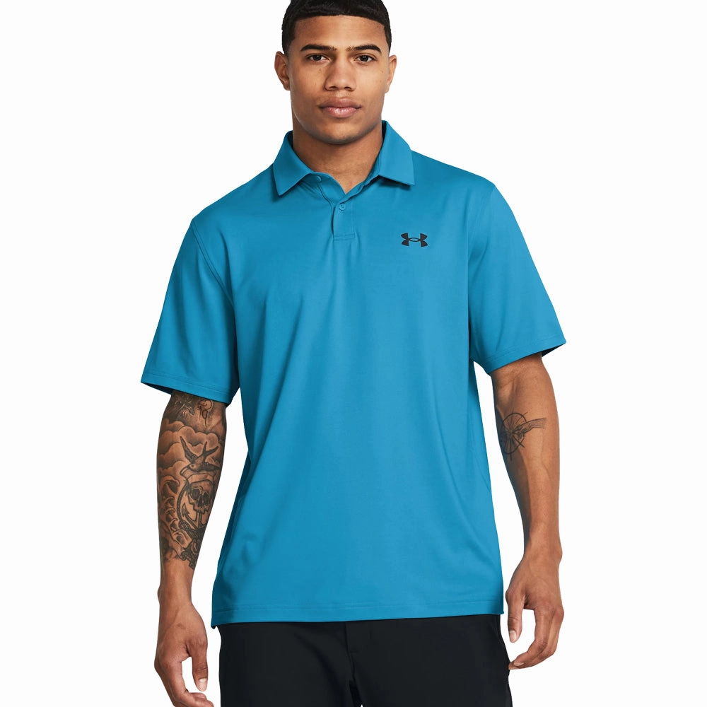Under Armour T2G Polo Shirt - Capri/Black Teenager coolness