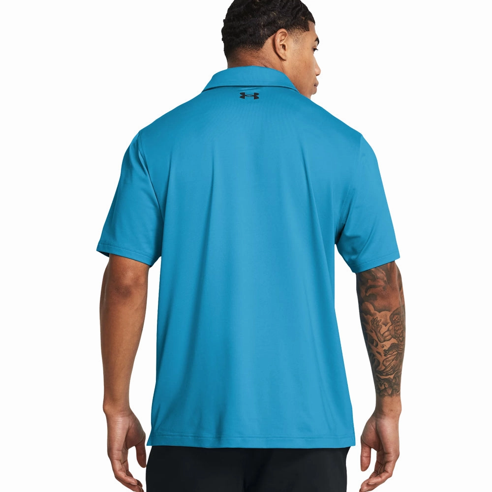 Chic Style Trend Classic Crew Neck Under Armour T2G Polo Shirt - Capri/Black