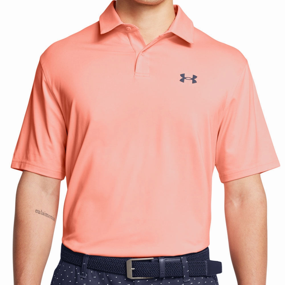 Under Armour T2G Polo Shirt - Flare Orange Christmas