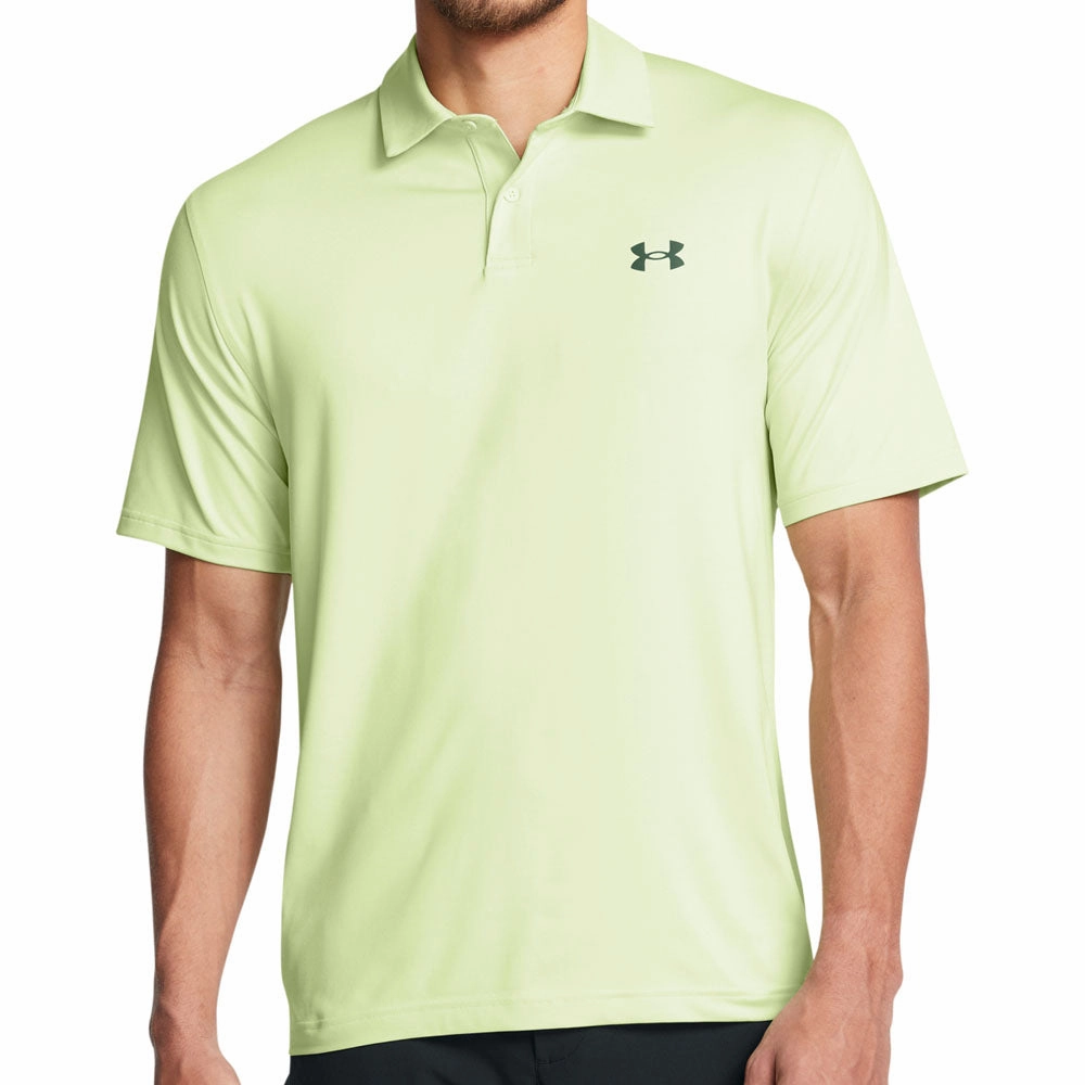 Textured Surface quick dry Under Armour T2G Polo Shirt - Retro Green