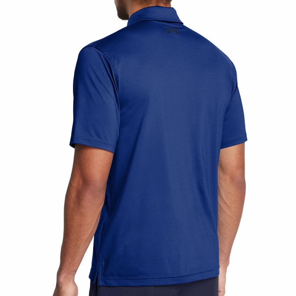Under Armour T2G Polo Shirt - Tech Blue Soft Material short sleeved