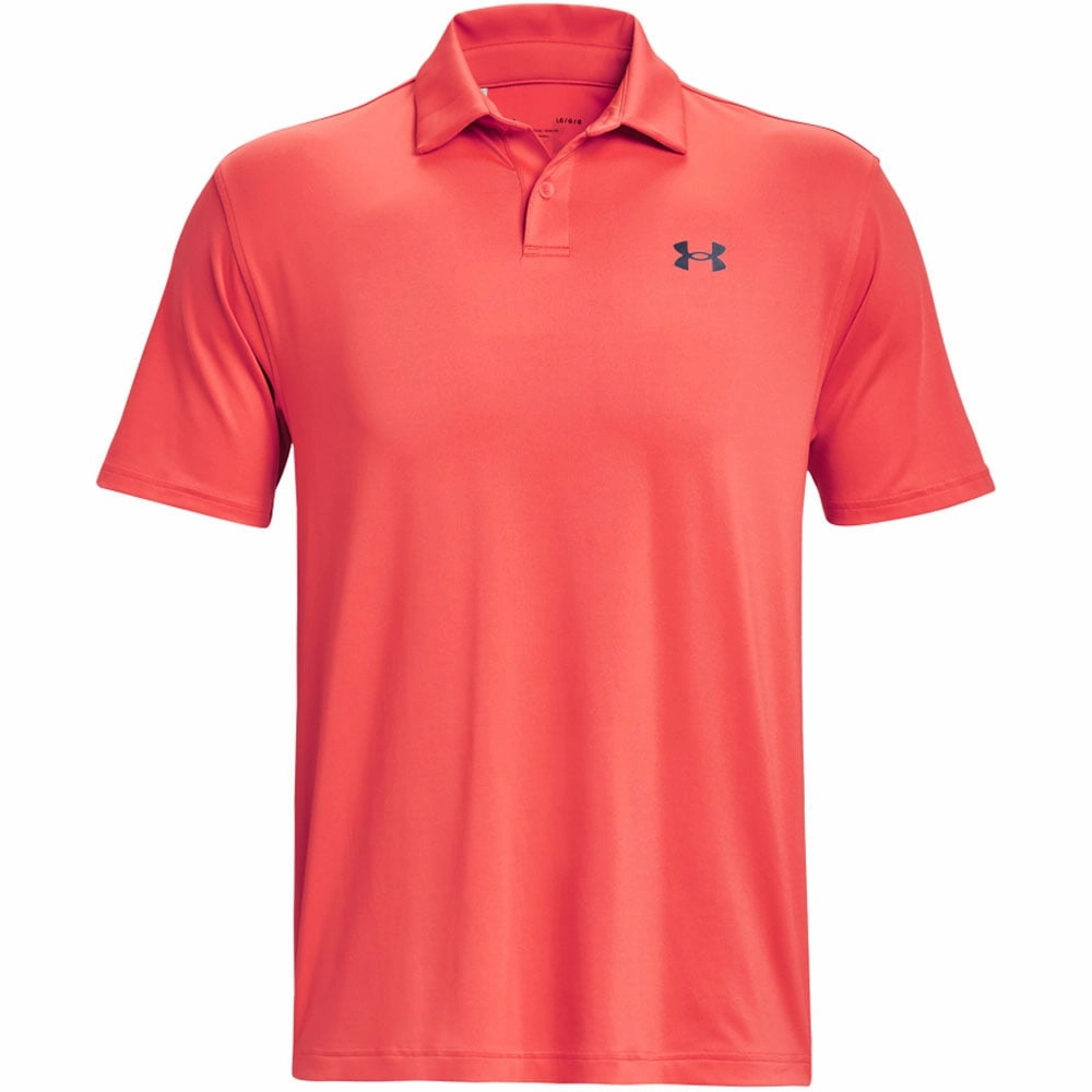 Under Armour T2G Polo Shirt - Venom Red Durable Colorfast Finish