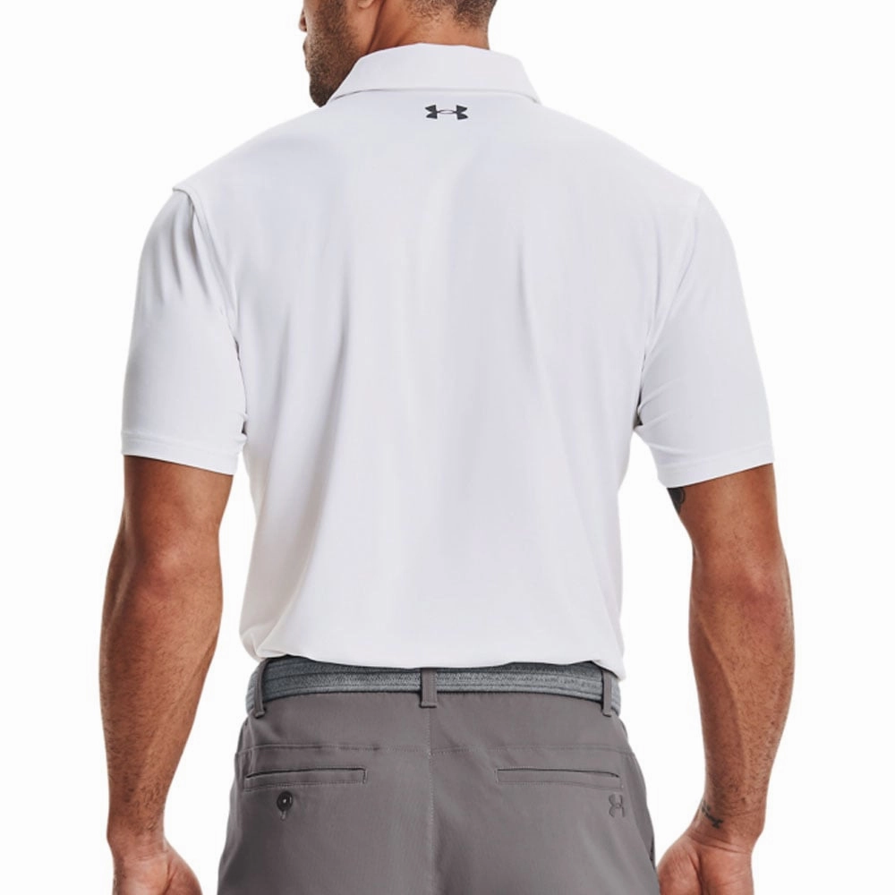 Under Armour T2G Polo Shirt - White Minimalist Stitching sporty and comfortable