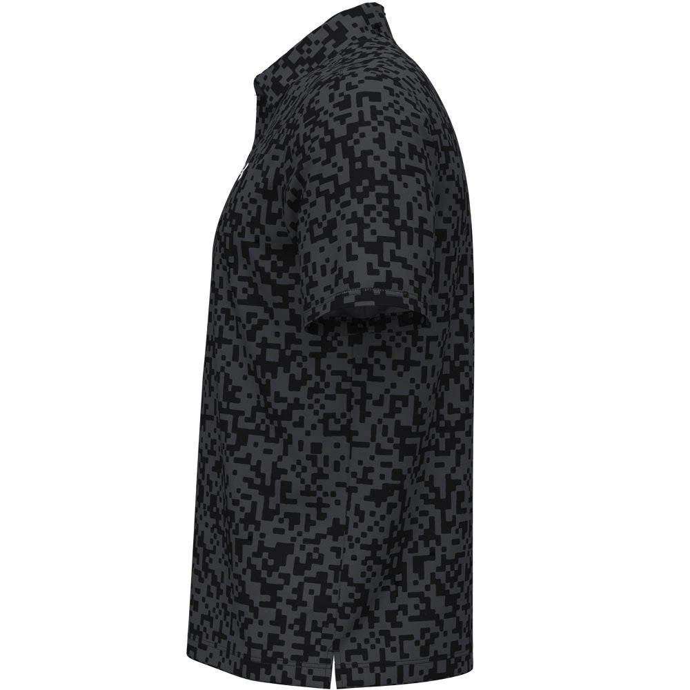 Chic Outfit Long Lasting Color Under Armour T2G Printed Polo Shirt - Black/Castlerock/White