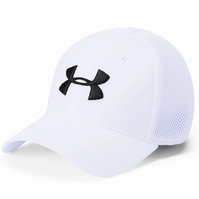 Under Armour TB Classic Mesh Golf Cap - White/Academy Youth Style