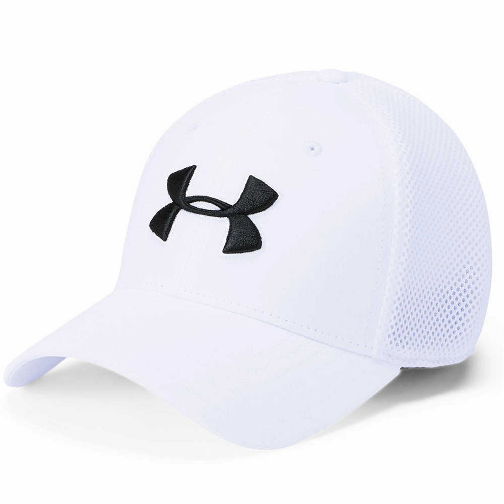 Under Armour TB Classic Mesh Golf Cap - White/Academy Youth Style