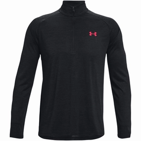 Under Armour Tech 2.0 1/2 Zip Pullover - Black/Red Weekend Comfort product graffiti urbanity