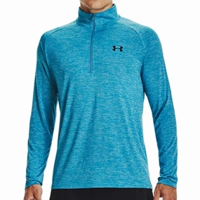 product camping suitability Under Armour Tech 2.0 1/2 Zip Pullover - Blue