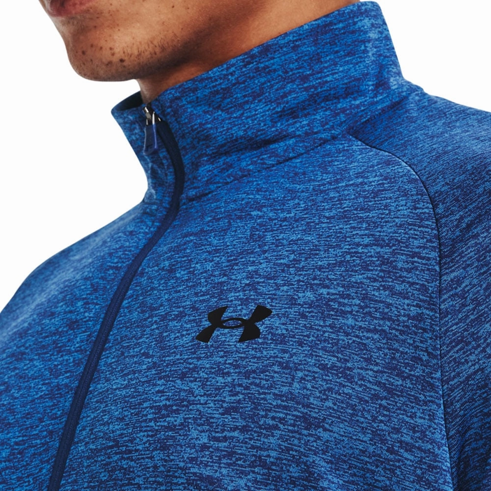 Under Armour Tech 2.0 1/2 Zip Pullover - Blue Mirage ethnic print