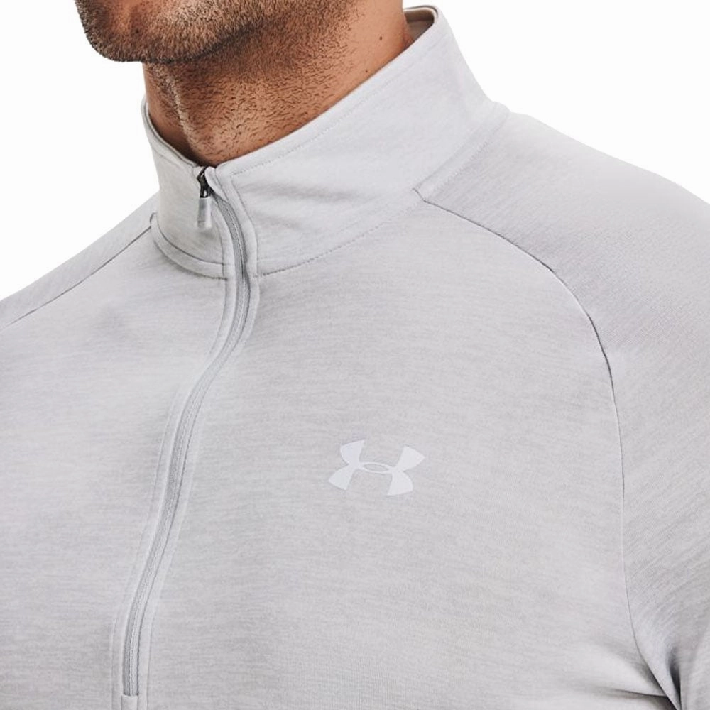 Under Armour Tech 2.0 1/2 Zip Pullover - Halo Grey Windproof Design