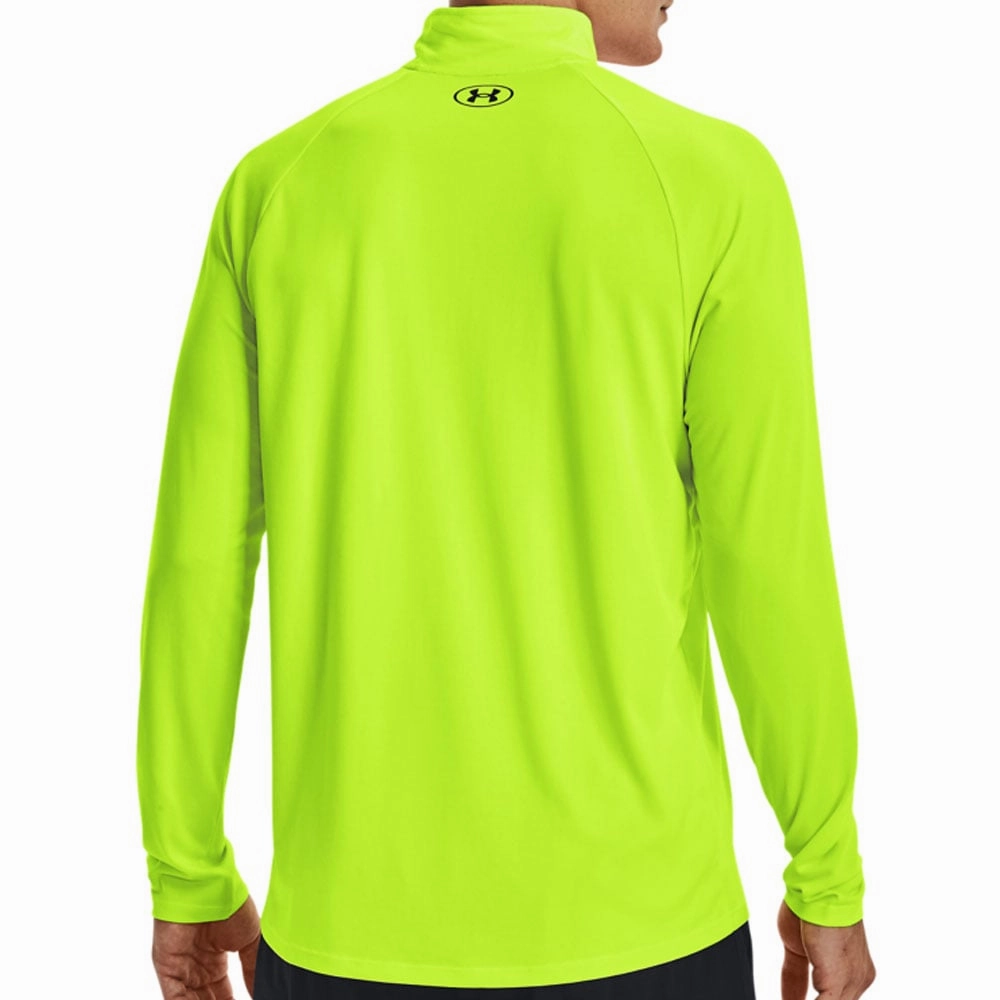 Relaxed Layer comfortable top Under Armour Tech 2.0 1/2 Zip Pullover - Lime Surge