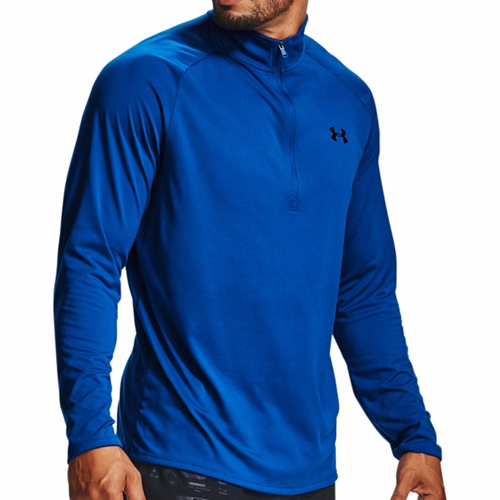 Cold Weather Protection Winter Comfort Under Armour Tech 2.0 1/2 Zip Pullover - Royal