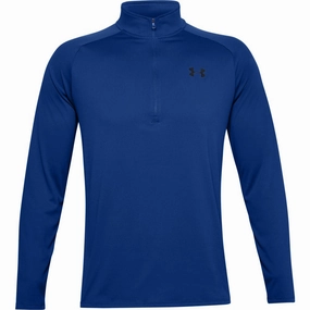 Under Armour Tech 2.0 1/2 Zip Pullover - Royal Travel Relaxed