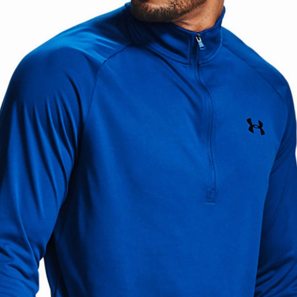 Under Armour Tech 2.0 1/2 Zip Pullover - Royal Basic Wear product embroidery artistry