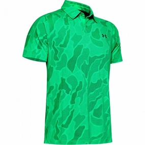 Layered Neckline dry cleanable Under Armour Vanish Jacquard Polo - Green