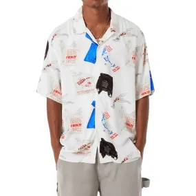 HUF Merida Resort Shirt - Multi Metallic Finish Anti Odor Treatment