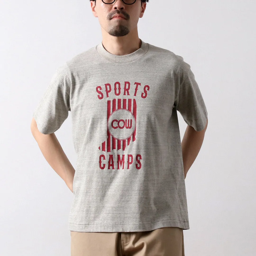 UNDYED / SPORTS CAMPS Undyed Organic Cotton Print T-Shirt Quick Wear Beach Wear
