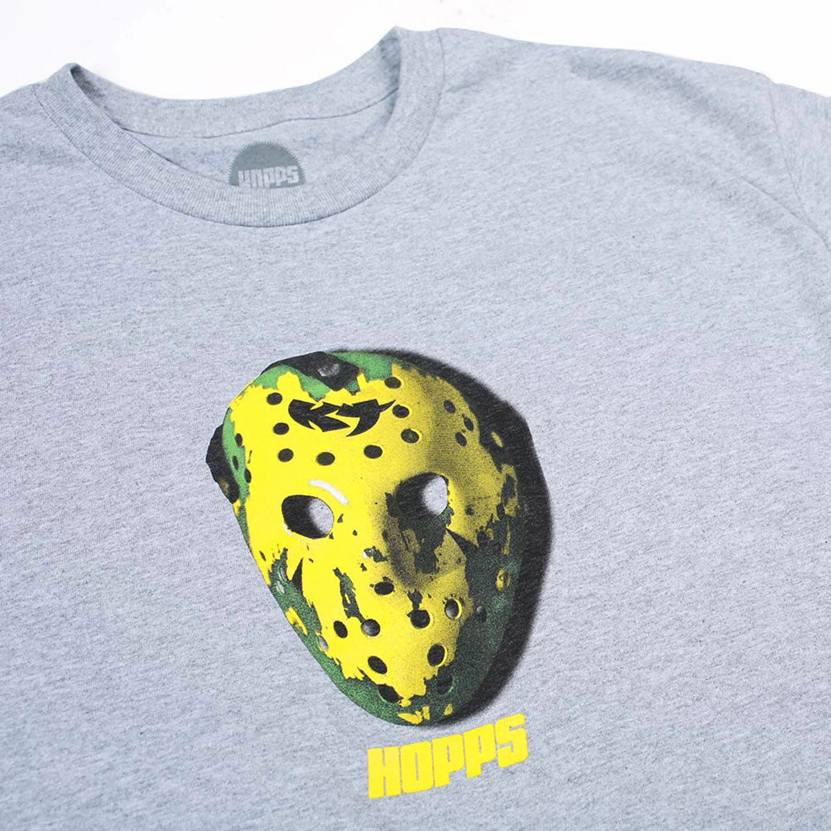 Casual Everyday Hopps Battle Mask T-Shirt - Heather Grey