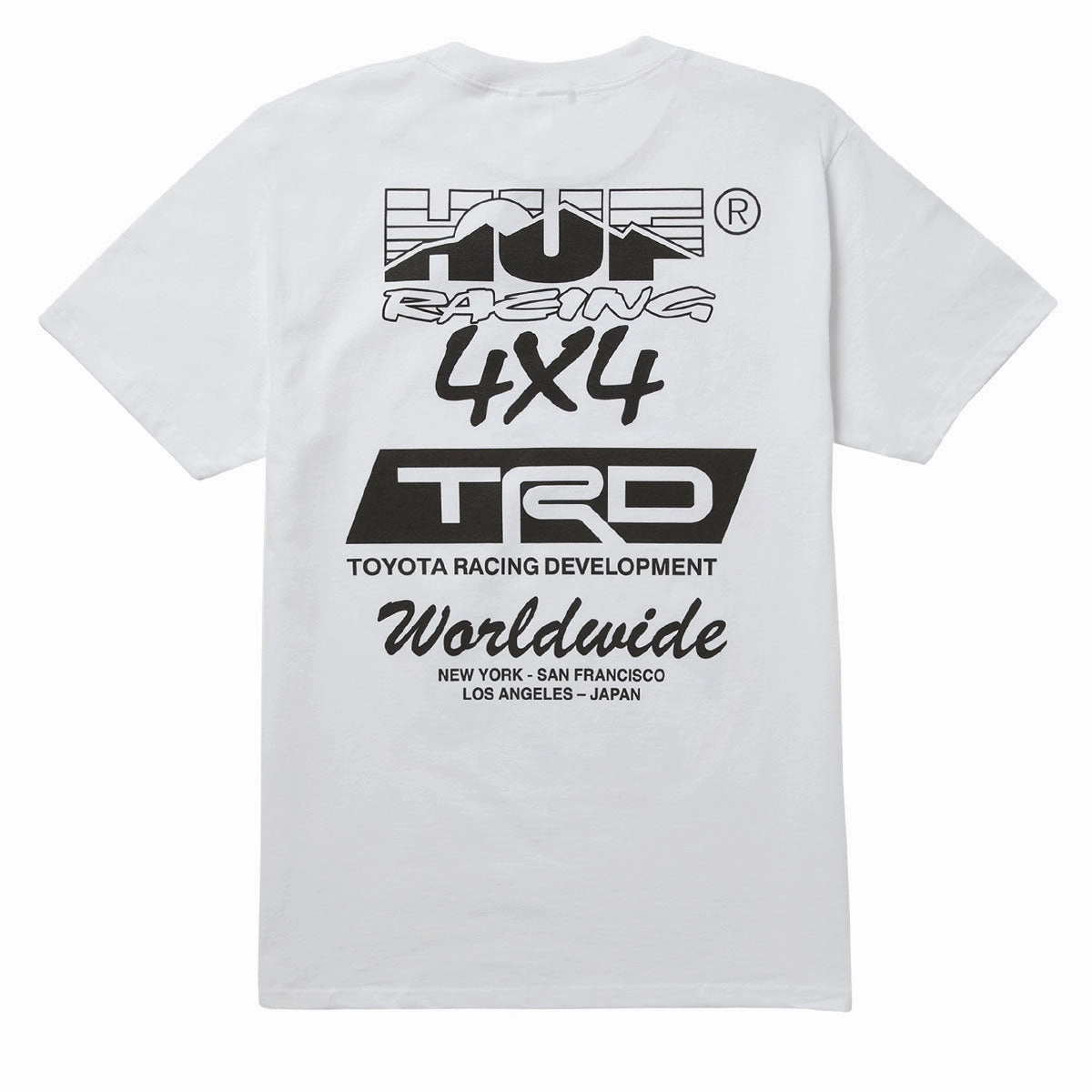 Boat Neck Eco Friendly Production Huf x Toyota Valley Trails T-Shirt - White
