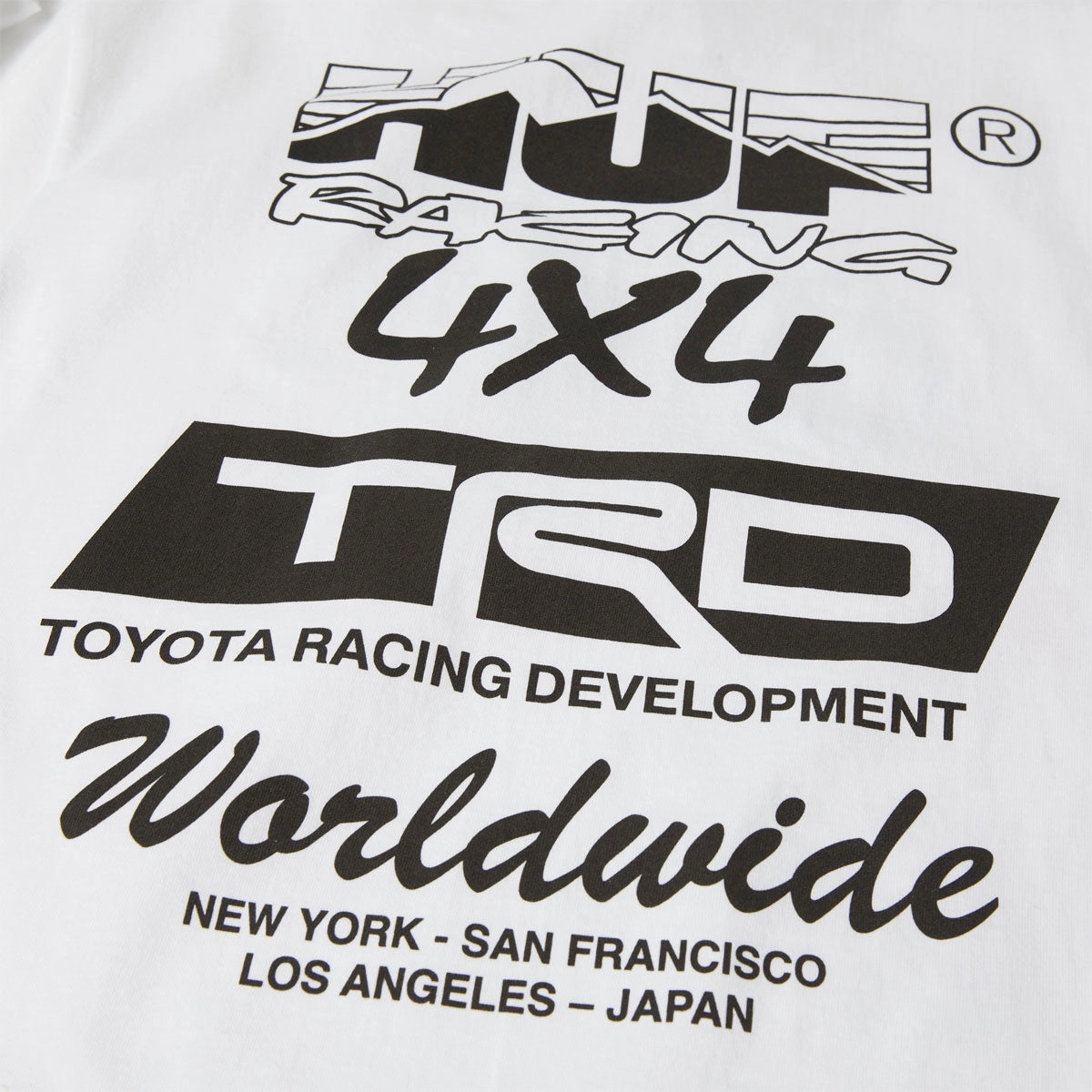 shopping FadeResistantPrint Huf x Toyota Valley Trails T-Shirt - White