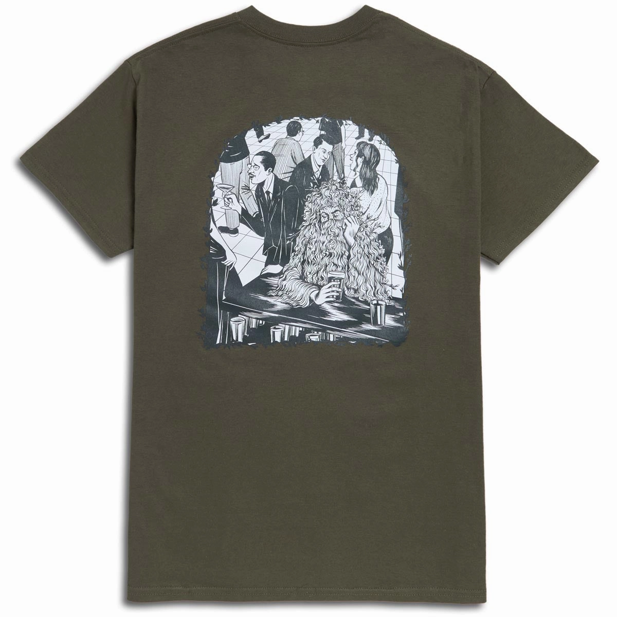 Easy Look CCS Social Camouflage Bar T-Shirt - Olive