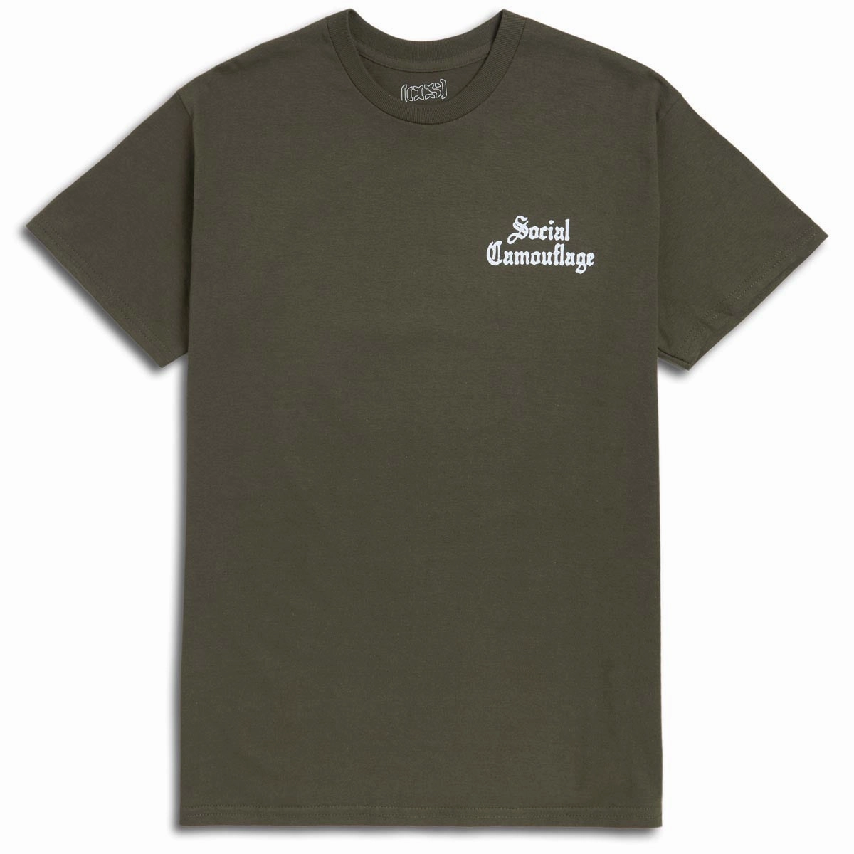 CCS Social Camouflage Bar T-Shirt - Olive Soft and Cozy