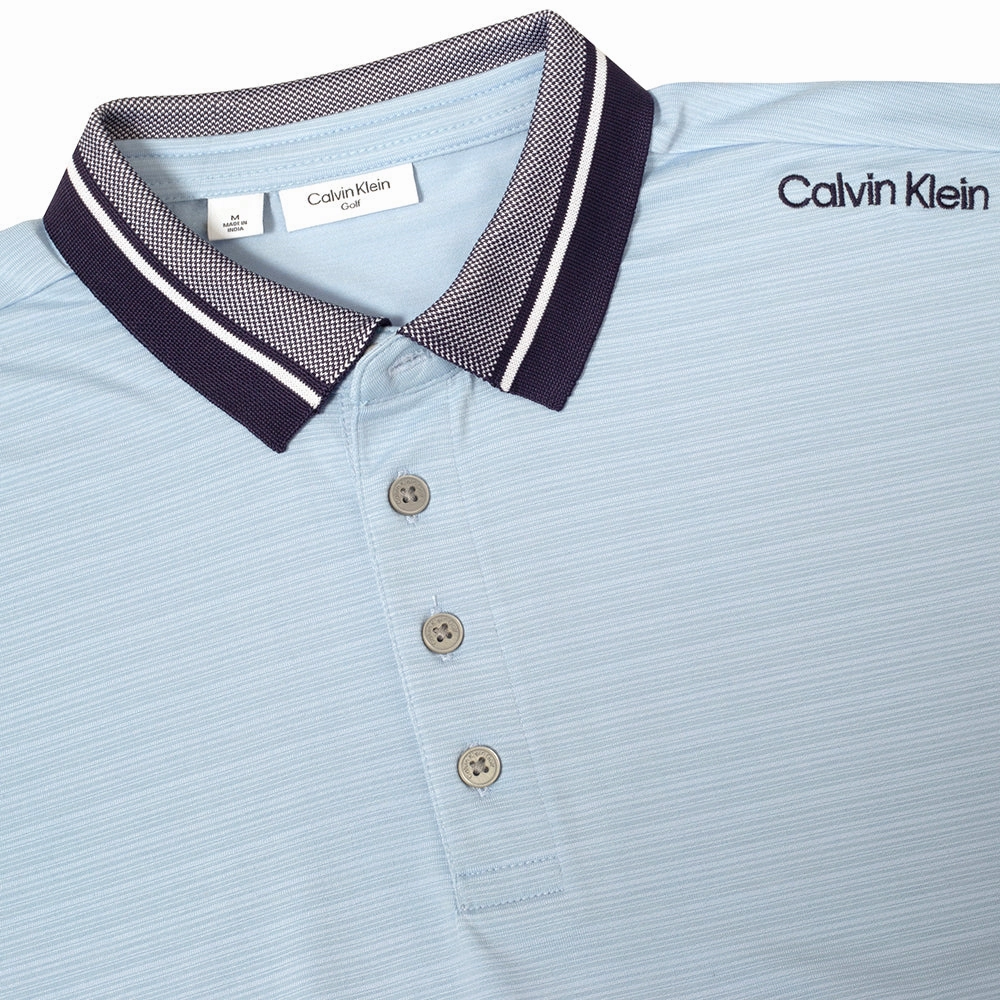 Calvin Klein Parramore Polo Shirt - Blue No Shrink Technology