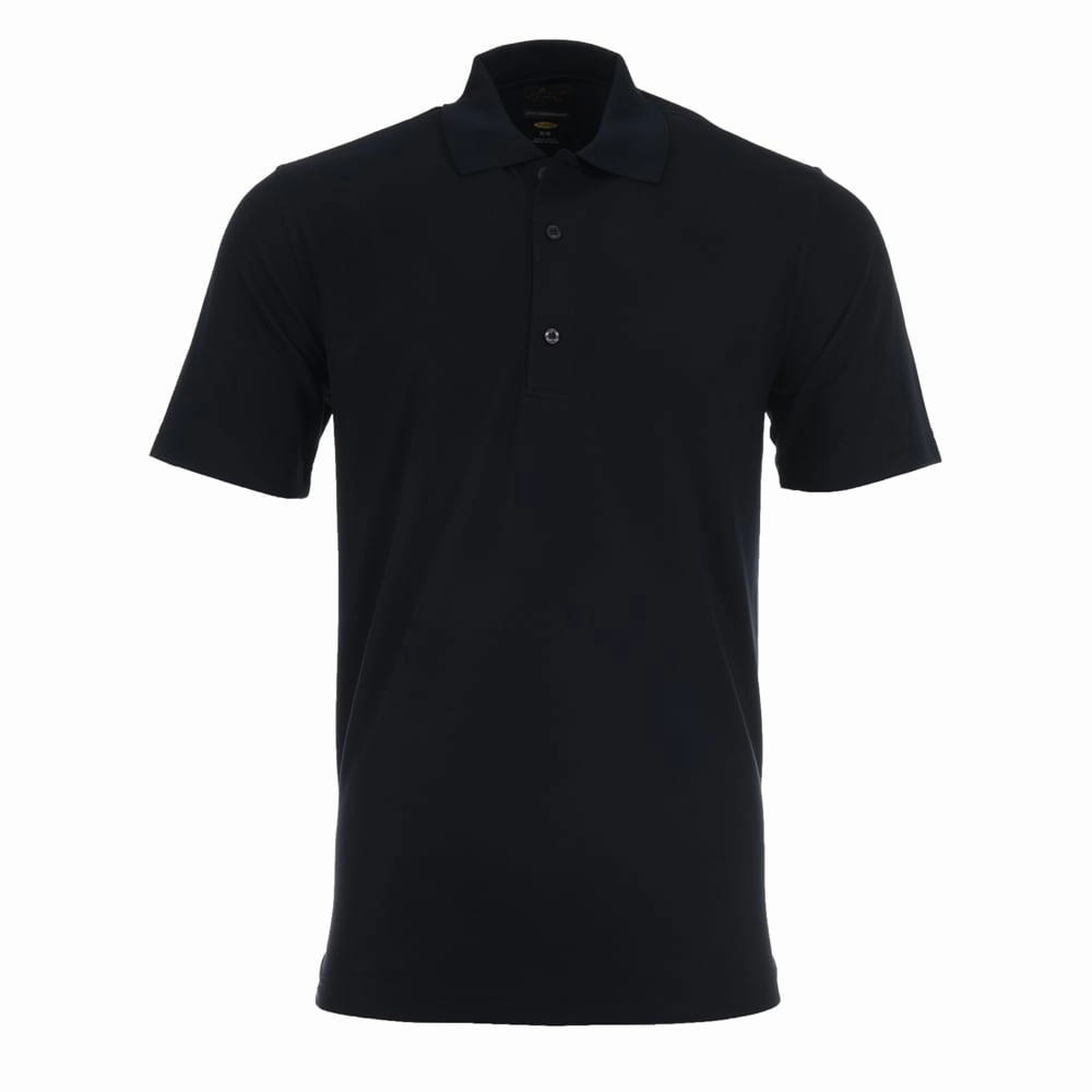 Essential Fashion Oversized Silhouette Greg Norman By ProQuip Performance Micro Pique Polo Shirt - Navy