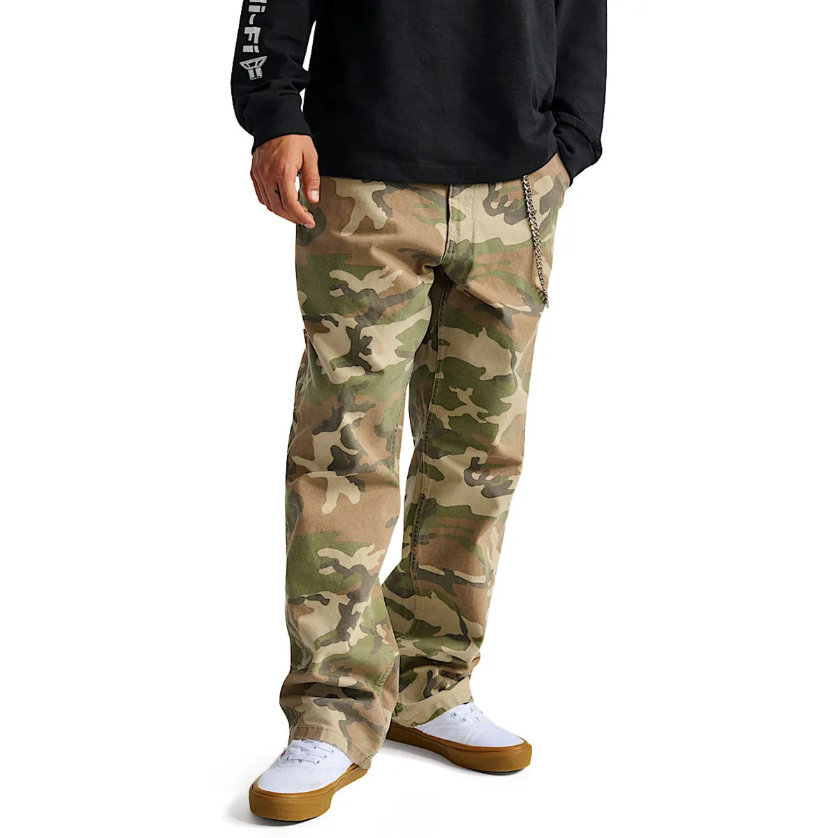Vans Drill Chore Carpenter Loose Camo Pants - Vintage Camo Breathable activewear Mesh Comfort