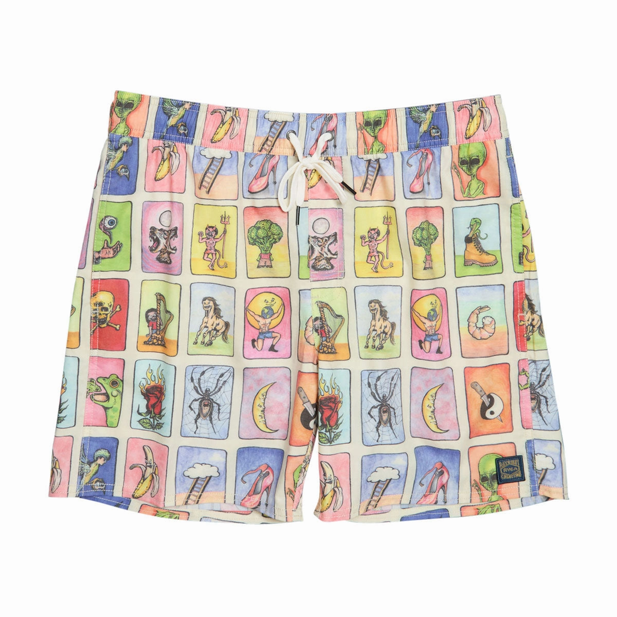 ExtendedSizeRange RVCA x KSL Loteria Elastic Boardshorts - Multi