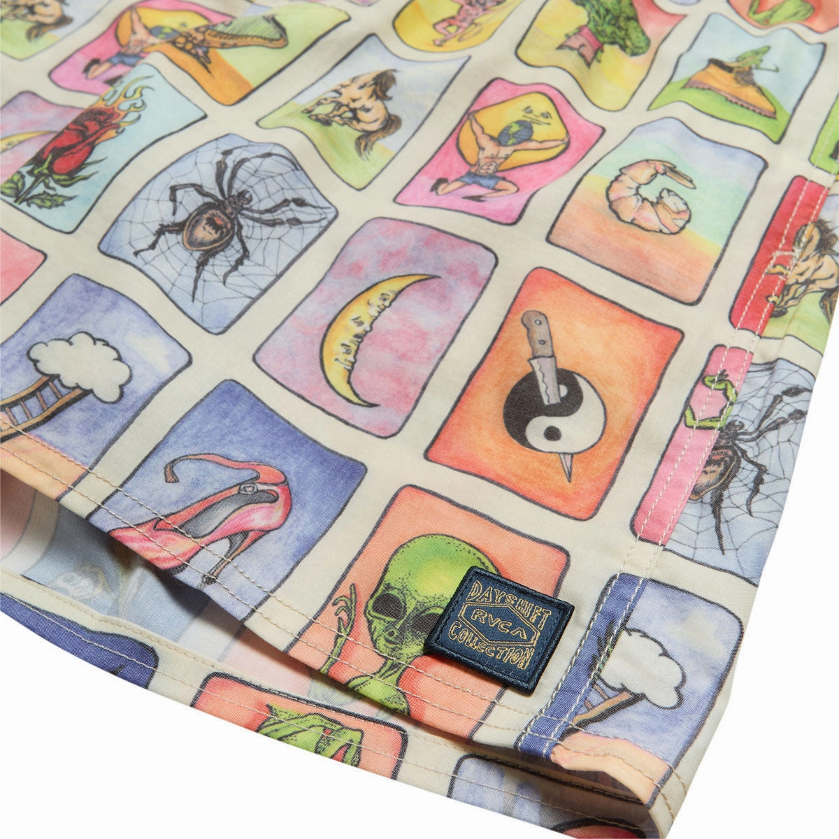 RVCA x KSL Loteria Elastic Boardshorts - Multi Fitted Design