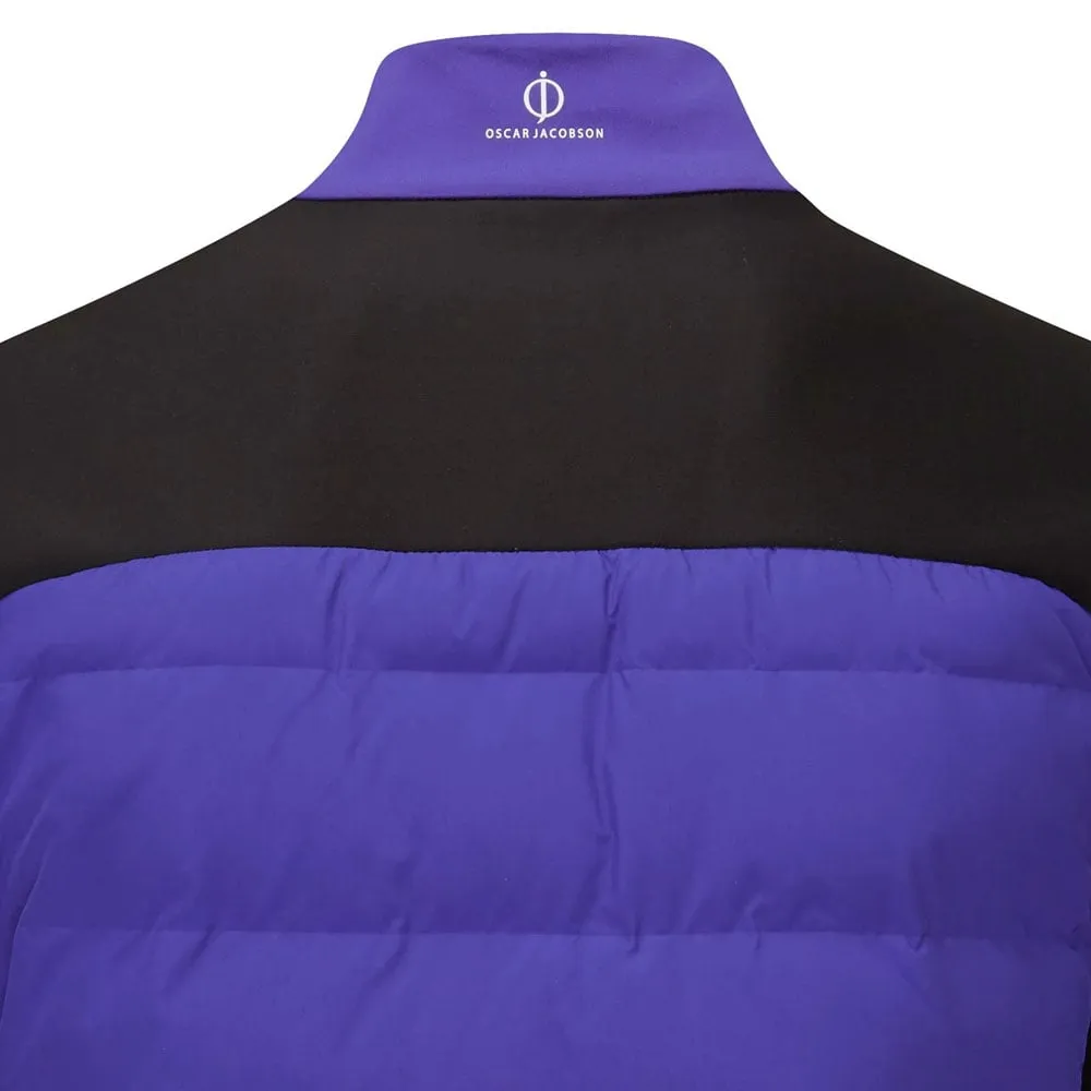 BondedZipperGuards NonRestrictive Movement Design Oscar Jacobson Radstock Full Zip Padded Jacket - Admiral Blue/Black