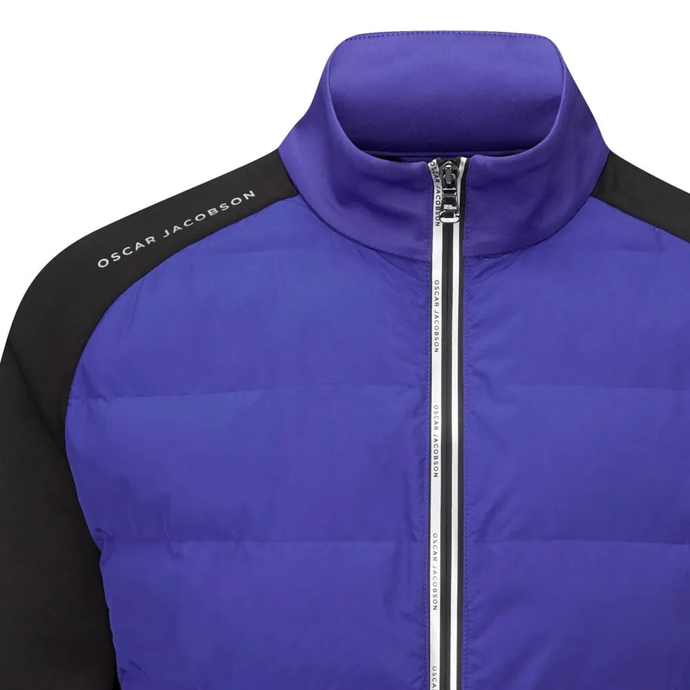 Light Padding Articulated Sleeves Oscar Jacobson Radstock Full Zip Padded Jacket - Admiral Blue/Black