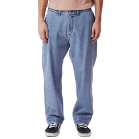 Eco Friendly Dyeing sport chic Obey Organic Hardwork Carpenter Jeans - Light Indigo