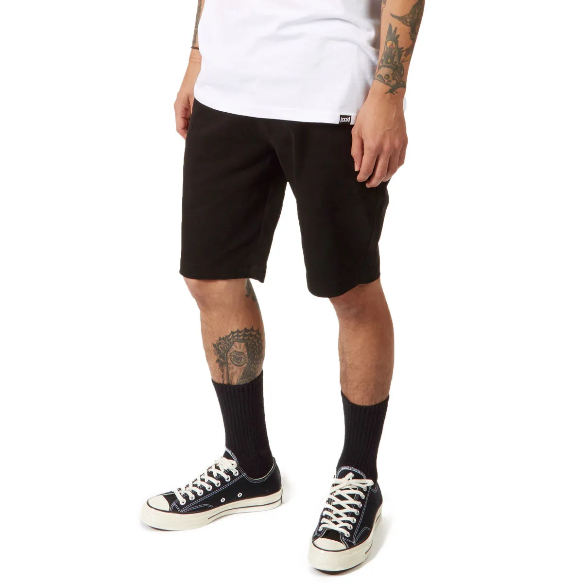 Eco friendly materials CCS Stretch Chino Shorts - Black