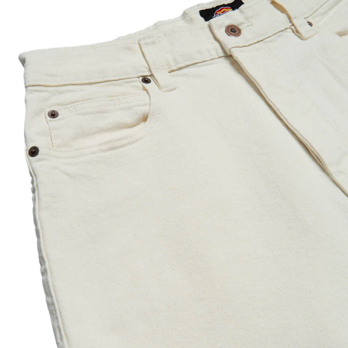Flattering Cut Training Wear Dickies Thomasville Denim Jeans - Natural