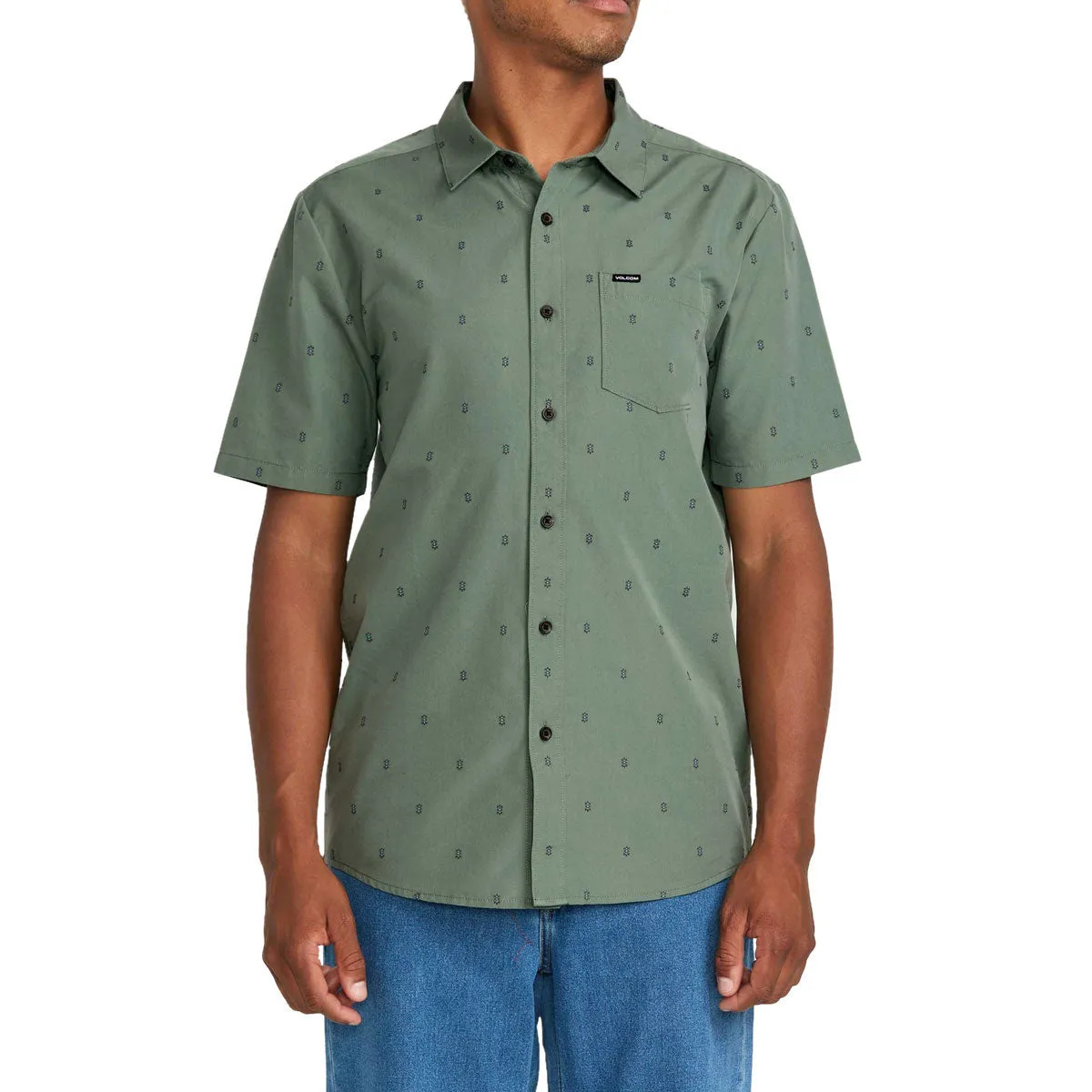 Volcom Bankstone Shirt - Light Olive elegant design