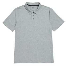 RVCA Balance Polo Shirt - Heather Grey Rooftop Bar
