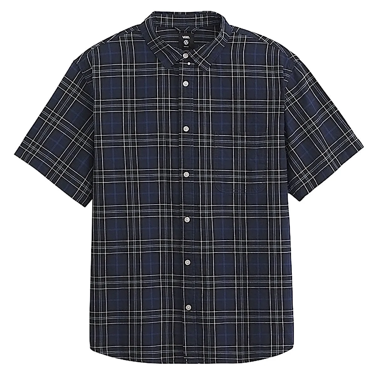 Vans Lawson Plaid Shirt - Parisian Night/Black Thermal Regulation Fabric Casual Wear