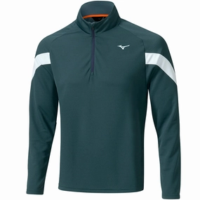 Mizuno Breath Thermo Drop 1/4 Zip Pullover - Navy Home Comfort Sporty Design